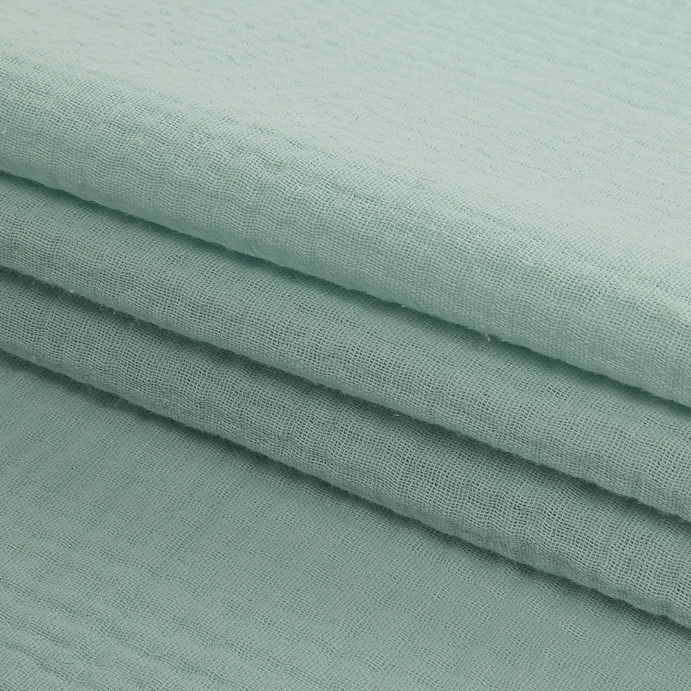 Talamanca Dark Mint Double Cotton Gauze - Folded Talamanca Dark Mint Double Cotton Gauze - Folded