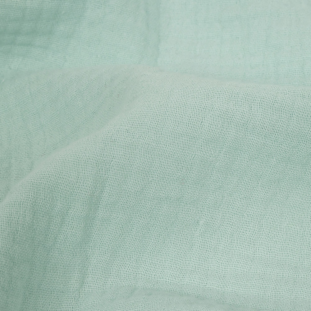 Talamanca Dark Mint Double Cotton Gauze - Detail Talamanca Dark Mint Double Cotton Gauze - Detail