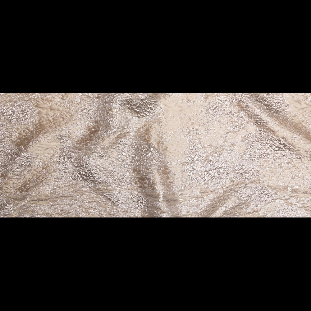 Metallic Golden Egg and Moonlight Abstract Luxury Brocade - Full Metallic Golden Egg and Moonlight Abstract Luxury Brocade - Full