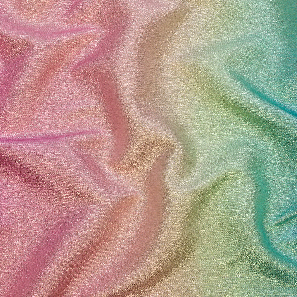 Metallic Pastel Rainbow Polyester Lame Metallic Pastel Rainbow Polyester Lame