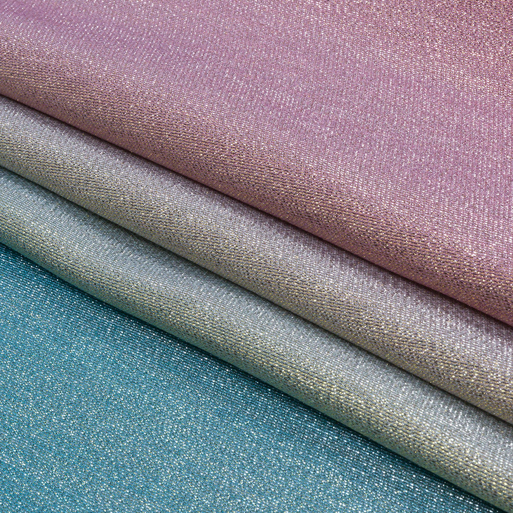 Metallic Pastel Purple, Blue and Gold Polyester Lame - Folded Metallic Pastel Purple, Blue and Gold Polyester Lame - Folded