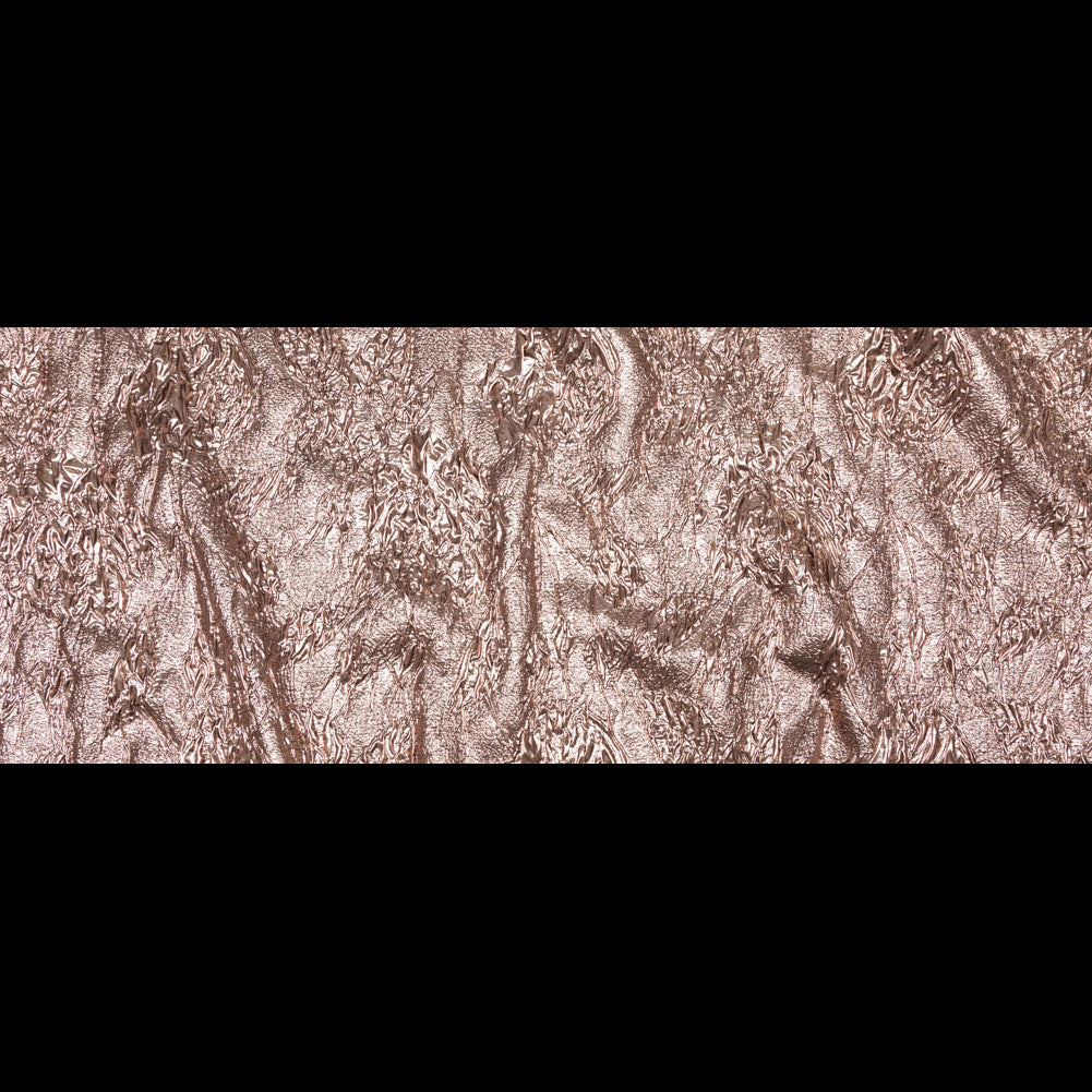 Metallic Teak Crinkled Luxury Brocade Full Metallic Teak Crinkled Luxury Brocade Full
