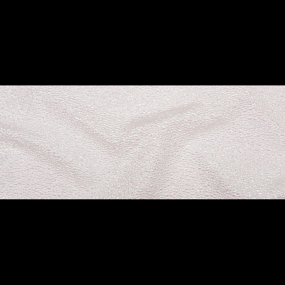 Metallic Bright White and Green Iridescent Bubbly Organza Brocade Full Metallic Bright White and Green Iridescent Bubbly Organza Brocade Full