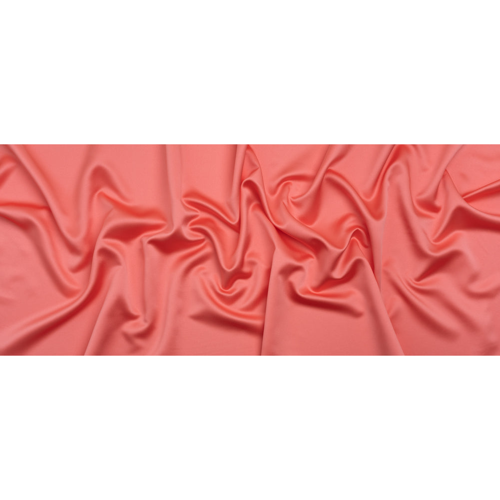 Polyester Satin - Fiesta Coral - Reverie Collection Polyester Satin - Fiesta Coral - Reverie Collection