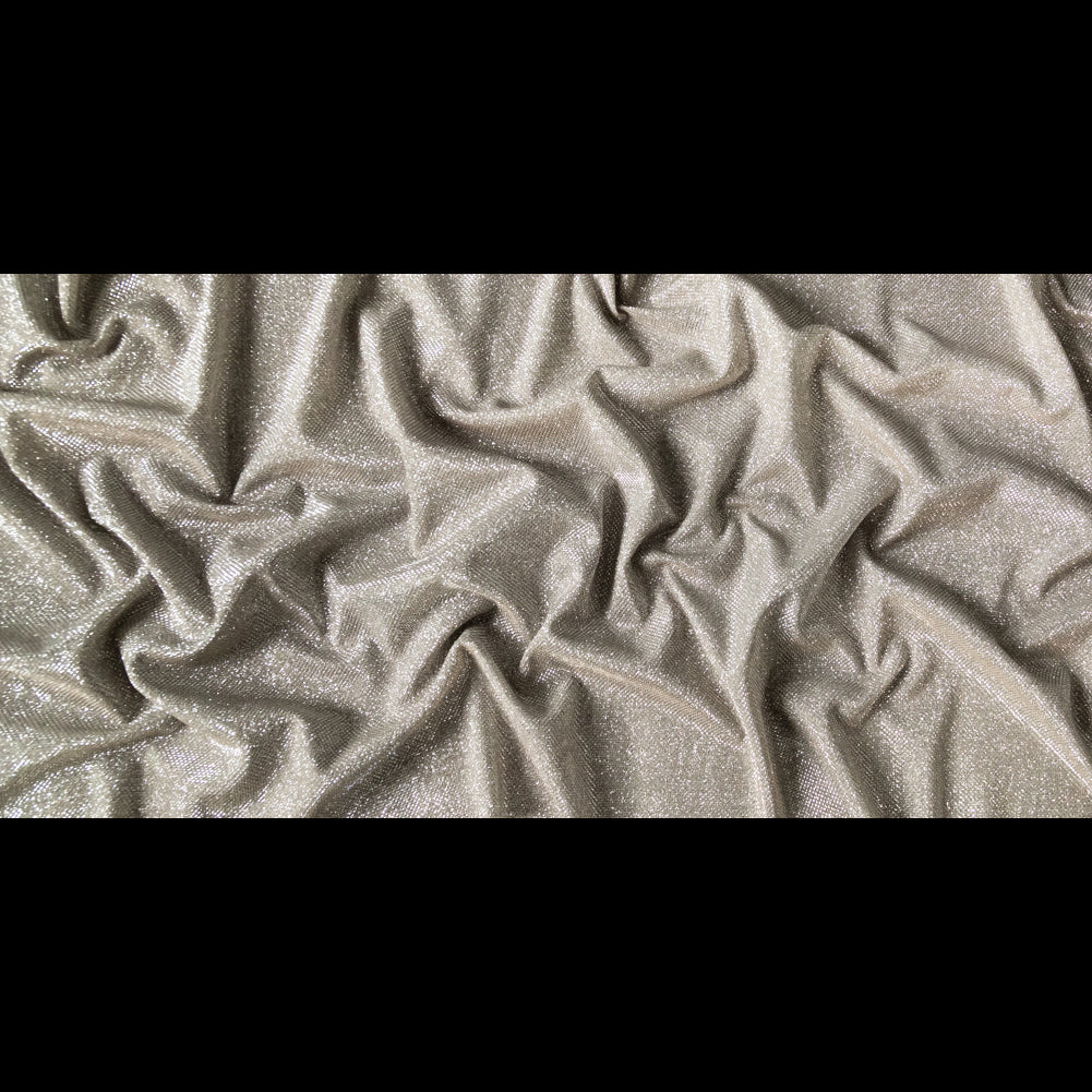 Two-Tone Galaxy Lame - Taupe - Andromeda Collection Folded Two-Tone Galaxy Lame - Taupe - Andromeda Collection Folded