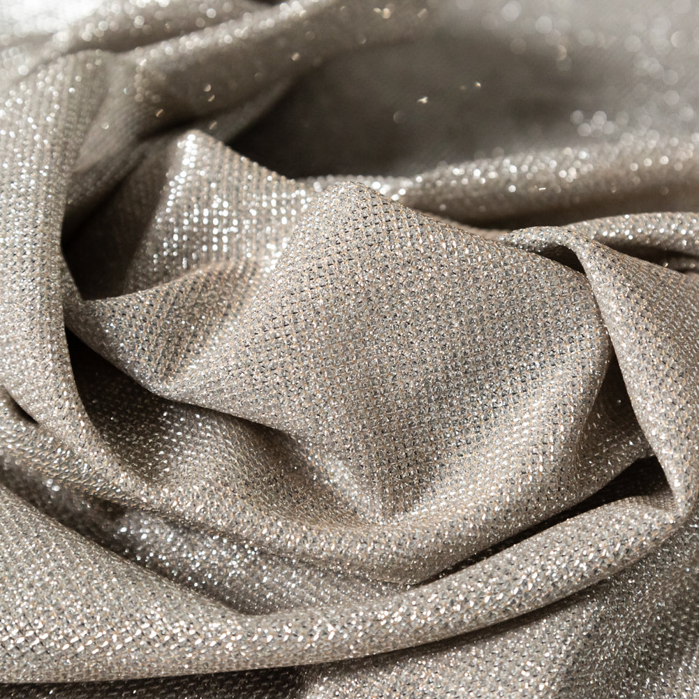 Two-Tone Galaxy Lame - Taupe - Andromeda Collection Full Two-Tone Galaxy Lame - Taupe - Andromeda Collection Full