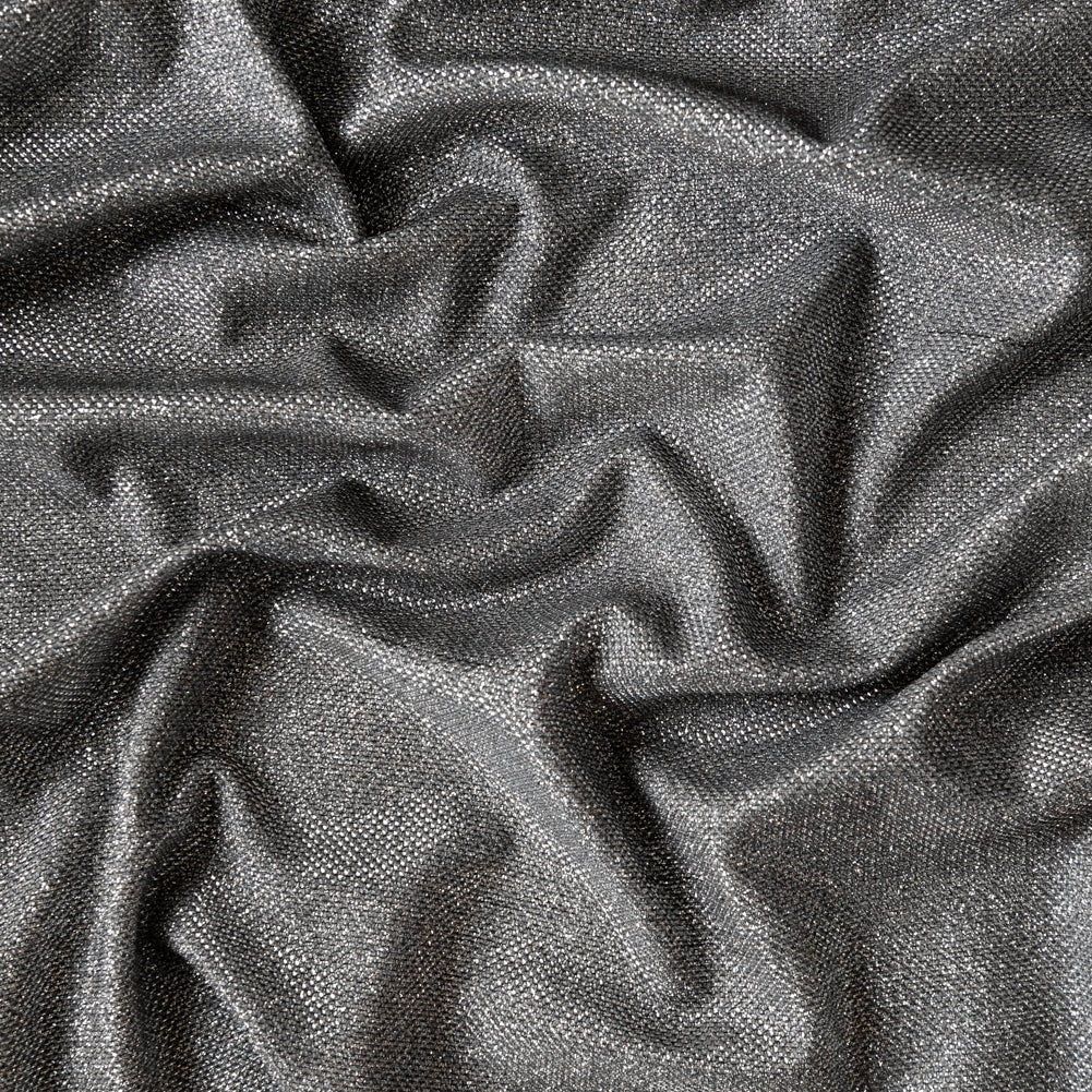 Andromeda Dark Silver Two-Tone Galaxy Lame Andromeda Dark Silver Two-Tone Galaxy Lame