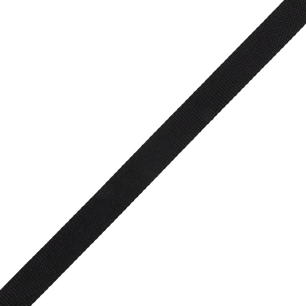 Italian Black 1.10 mm Gauge Webbing - 0.875" Italian Black 1.10 mm Gauge Webbing - 0.875"