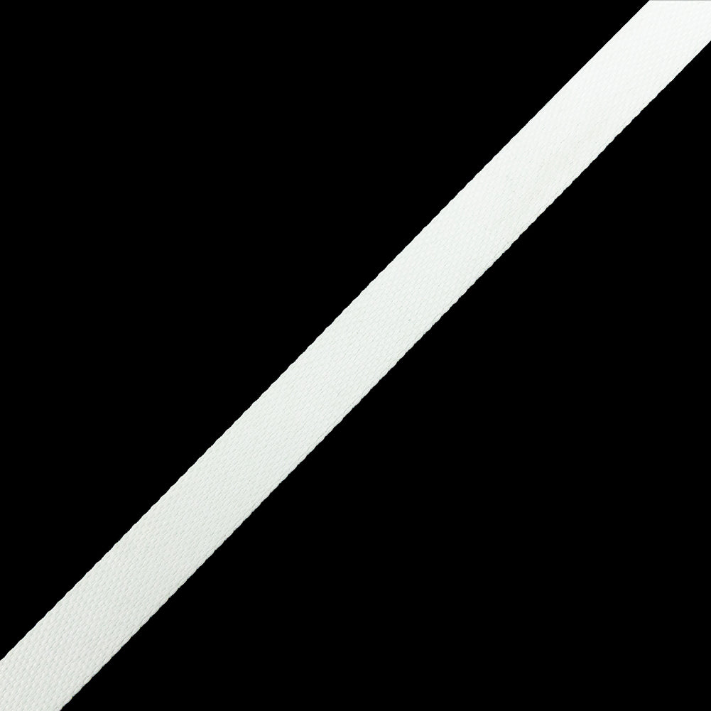 Italian White 1.10 mm Gauge Webbing - 0.875 Italian White 1.10 mm Gauge Webbing - 0.875