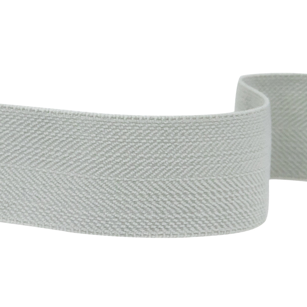 Italian Gray Stretch Twill Tape - 1" Detail Italian Gray Stretch Twill Tape - 1" Detail