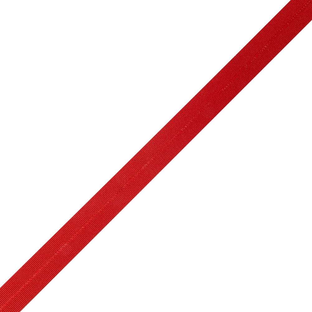 Italian Red Foldover Grosgrain Ribbon - 0.8125" Italian Red Foldover Grosgrain Ribbon - 0.8125"