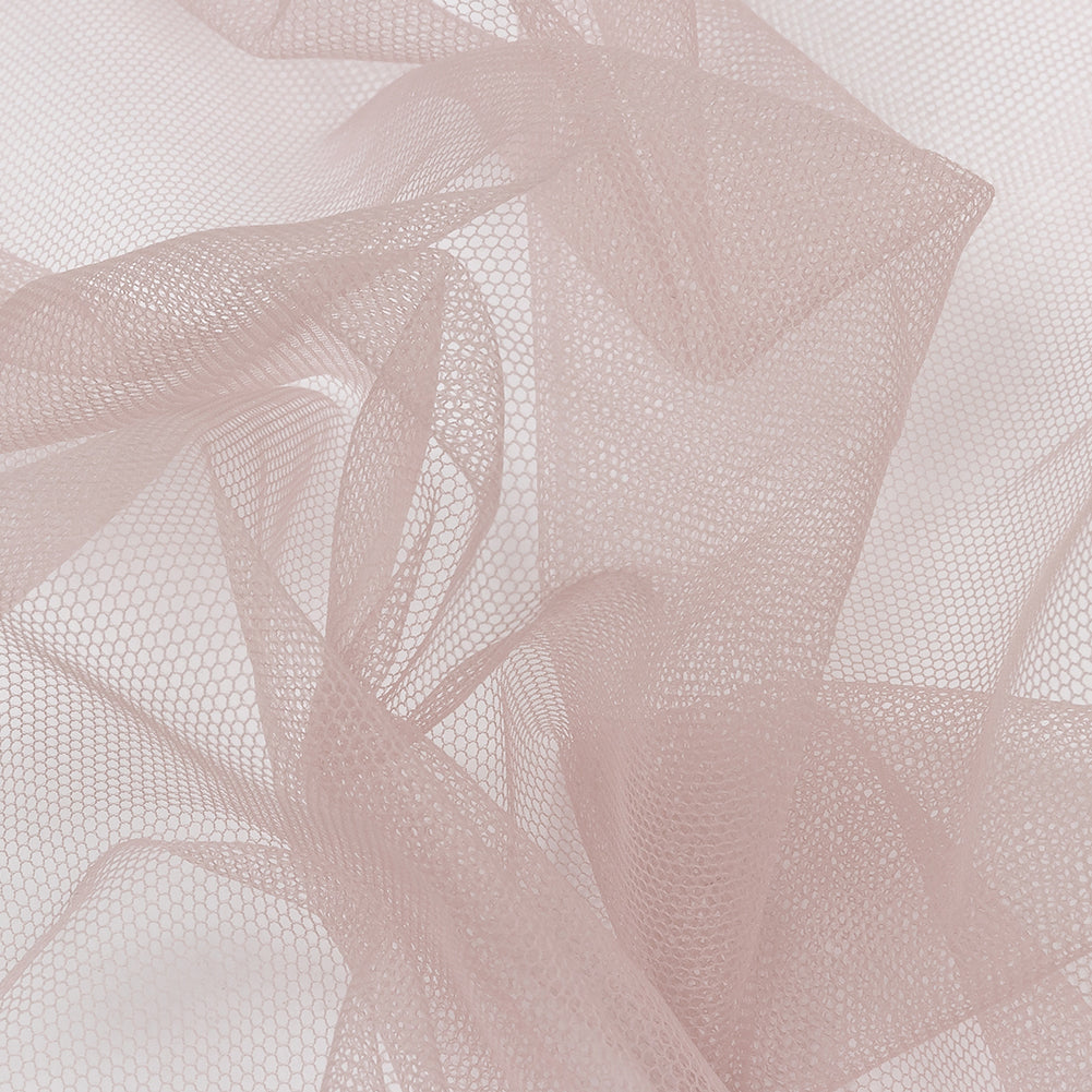 Soft Nylon Tulle - Woodrose - Leonardo Collection Folded Soft Nylon Tulle - Woodrose - Leonardo Collection Folded