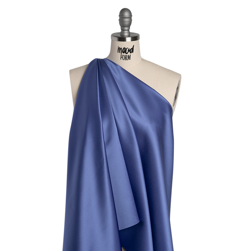 Polyester Satin - Bahama Blue - Reverie Collection - Drape Polyester Satin - Bahama Blue - Reverie Collection - Drape