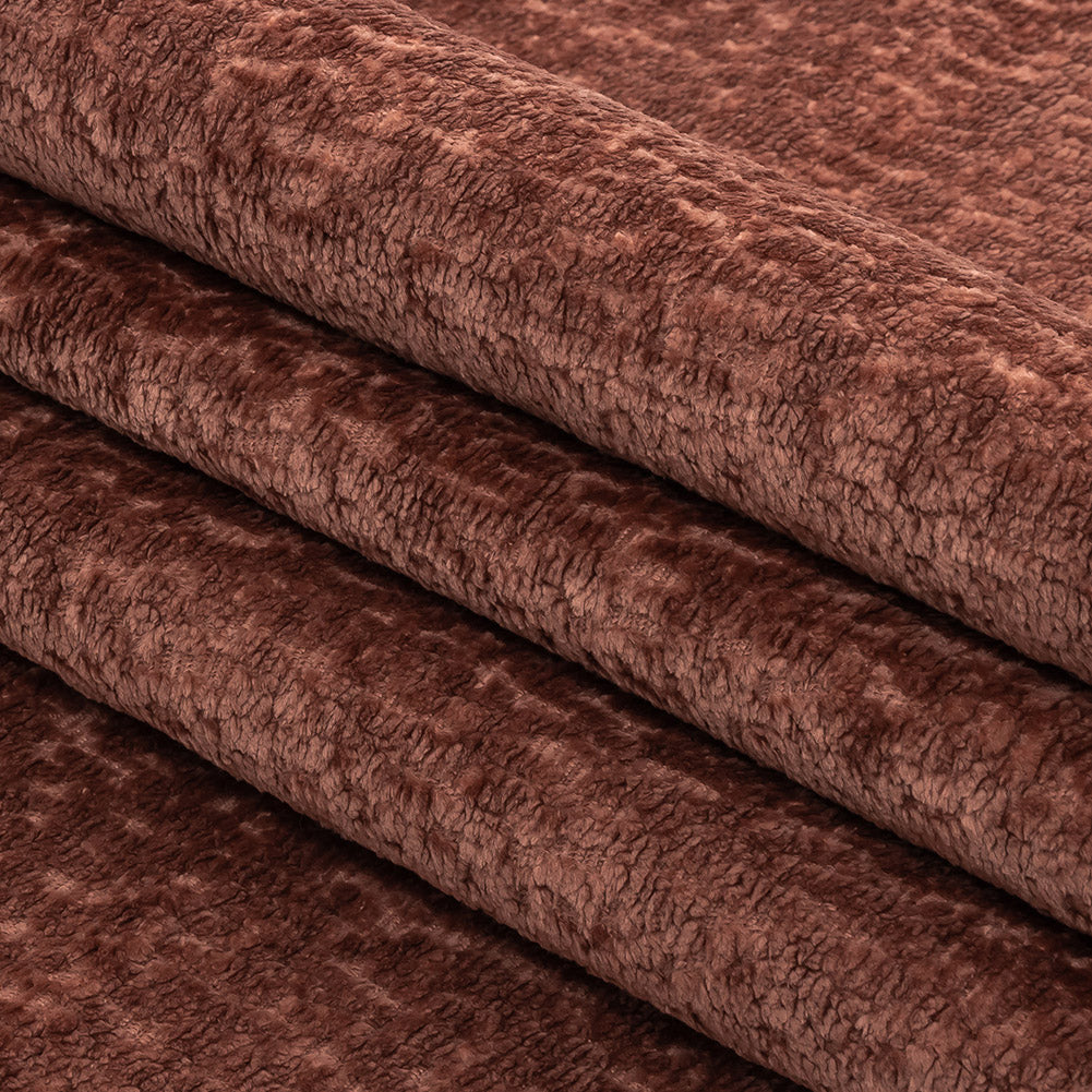 Crypton Hesse Dusty Rose Tactile Polyester Chenille - Folded Crypton Hesse Dusty Rose Tactile Polyester Chenille - Folded