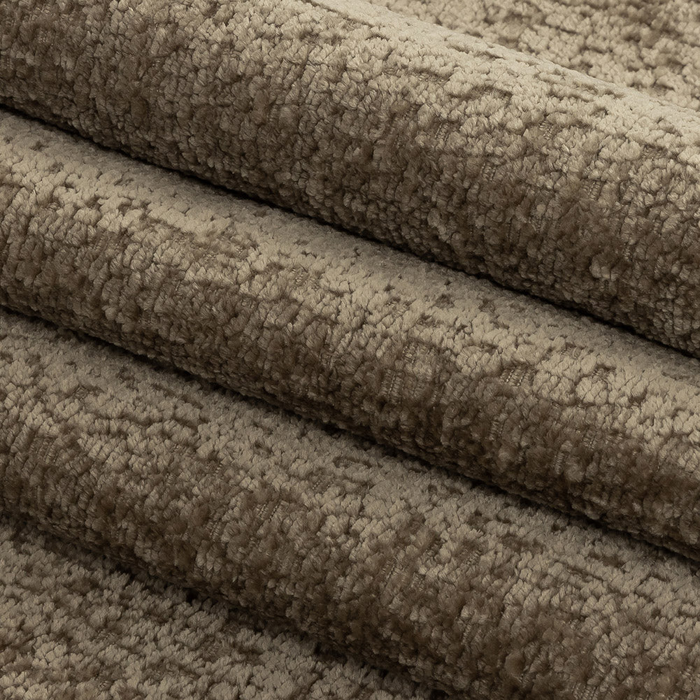 Crypton Hesse Mushroom Tactile Polyester Chenille - Folded Crypton Hesse Mushroom Tactile Polyester Chenille - Folded