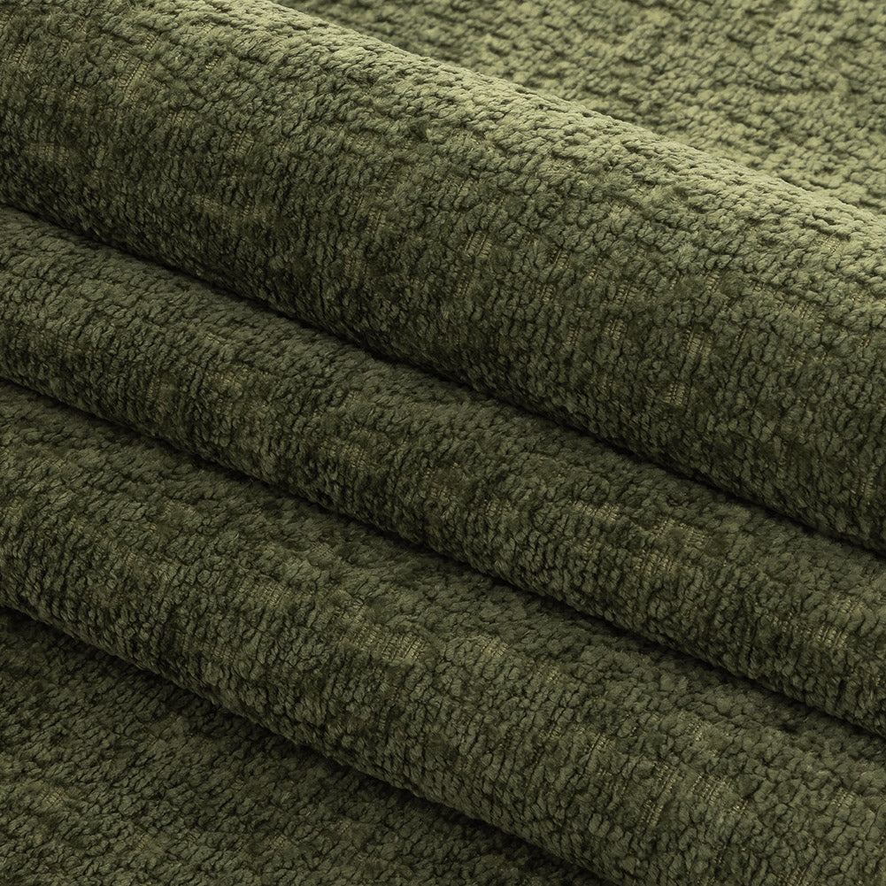 Crypton Hesse Green Tactile Polyester Chenille Folded Crypton Hesse Green Tactile Polyester Chenille Folded