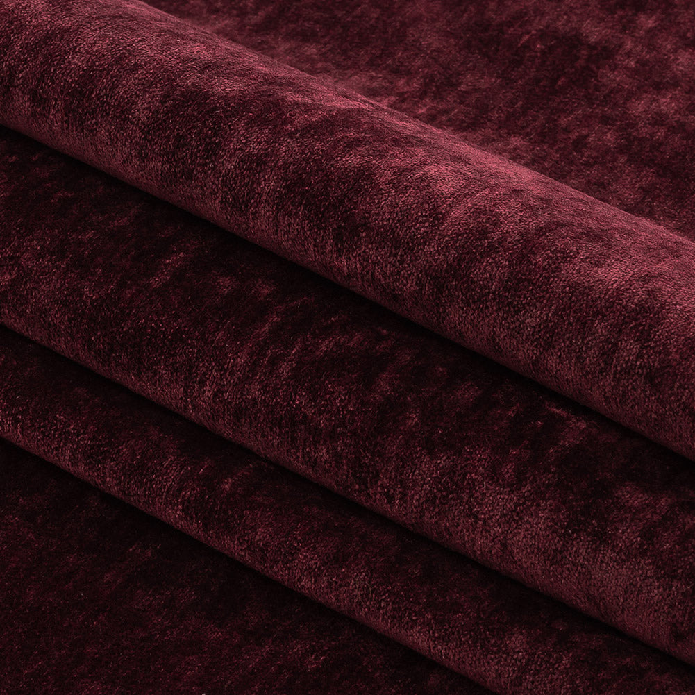 Crypton Lush Burgundy Polyester Chenille - Folded Crypton Lush Burgundy Polyester Chenille - Folded