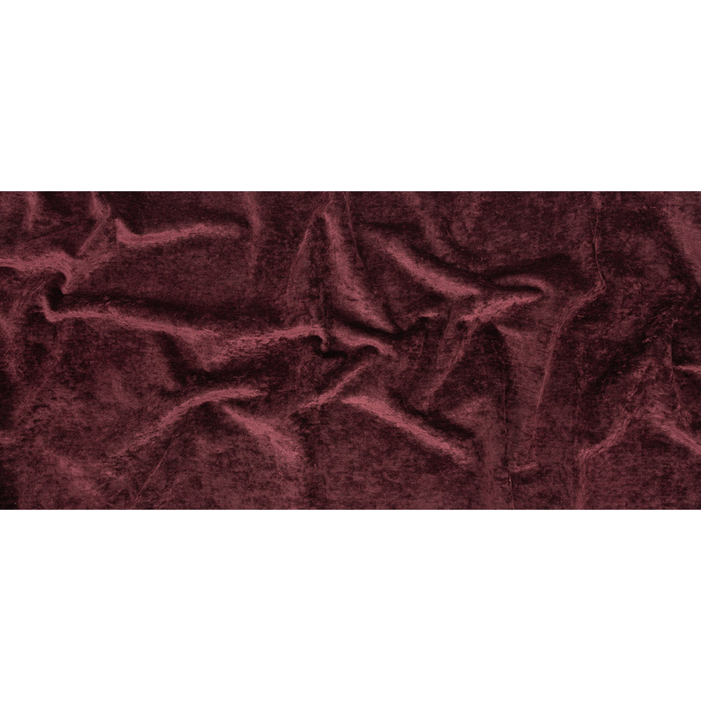 Crypton Lush Burgundy Polyester Chenille - Full Crypton Lush Burgundy Polyester Chenille - Full