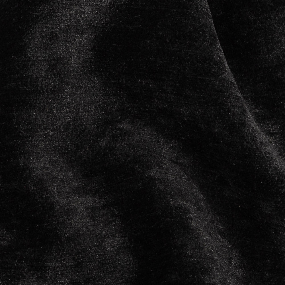 Crypton Lush Ebony Polyester Chenille - Detail Crypton Lush Ebony Polyester Chenille - Detail