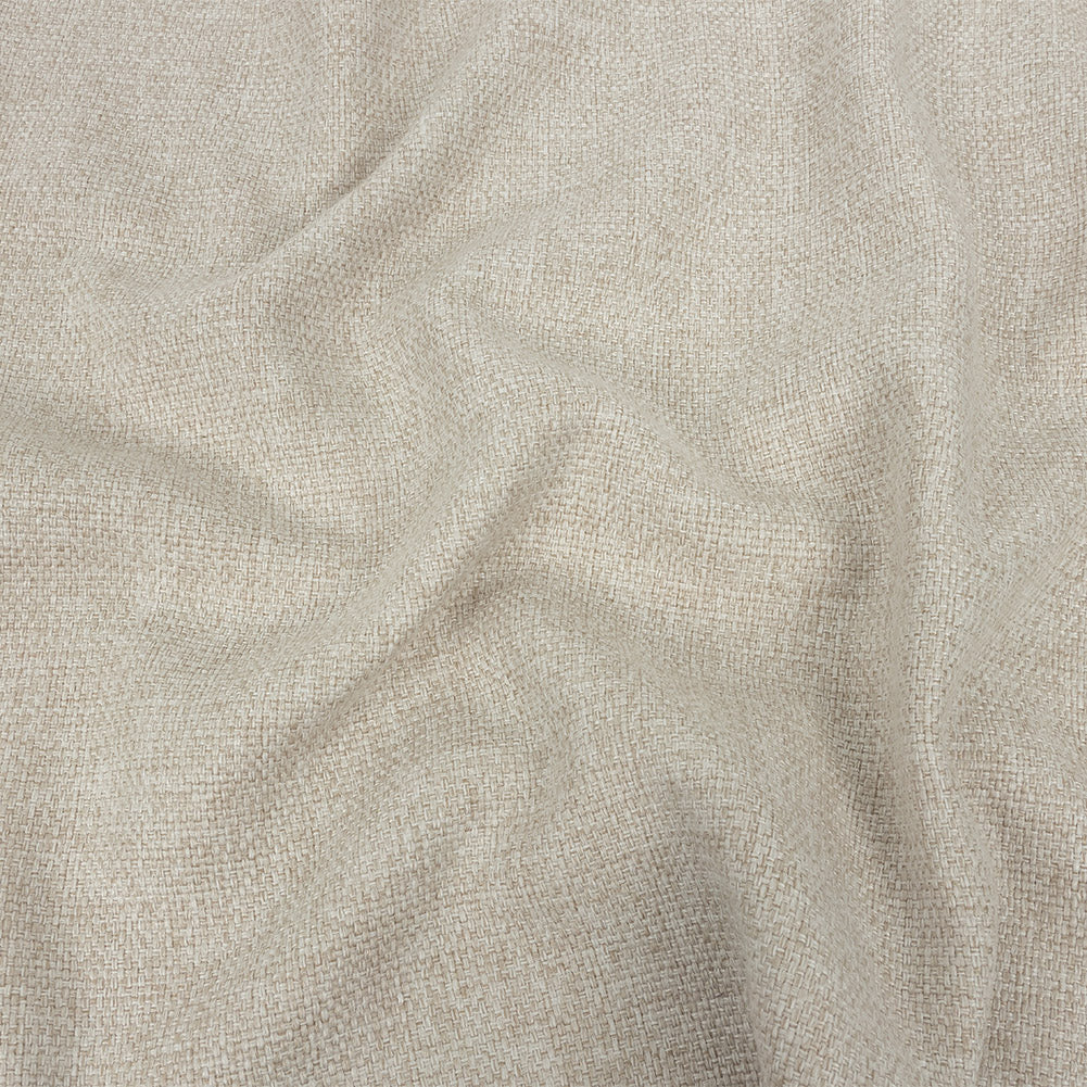 Crystal Gray Basketwoven Polyester and Cotton Home Decor Fabric Crystal Gray Basketwoven Polyester and Cotton Home Decor Fabric