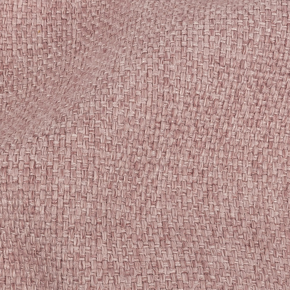 Pink Basketwoven Polyester and Cotton Home Decor Fabric - Detail Pink Basketwoven Polyester and Cotton Home Decor Fabric - Detail