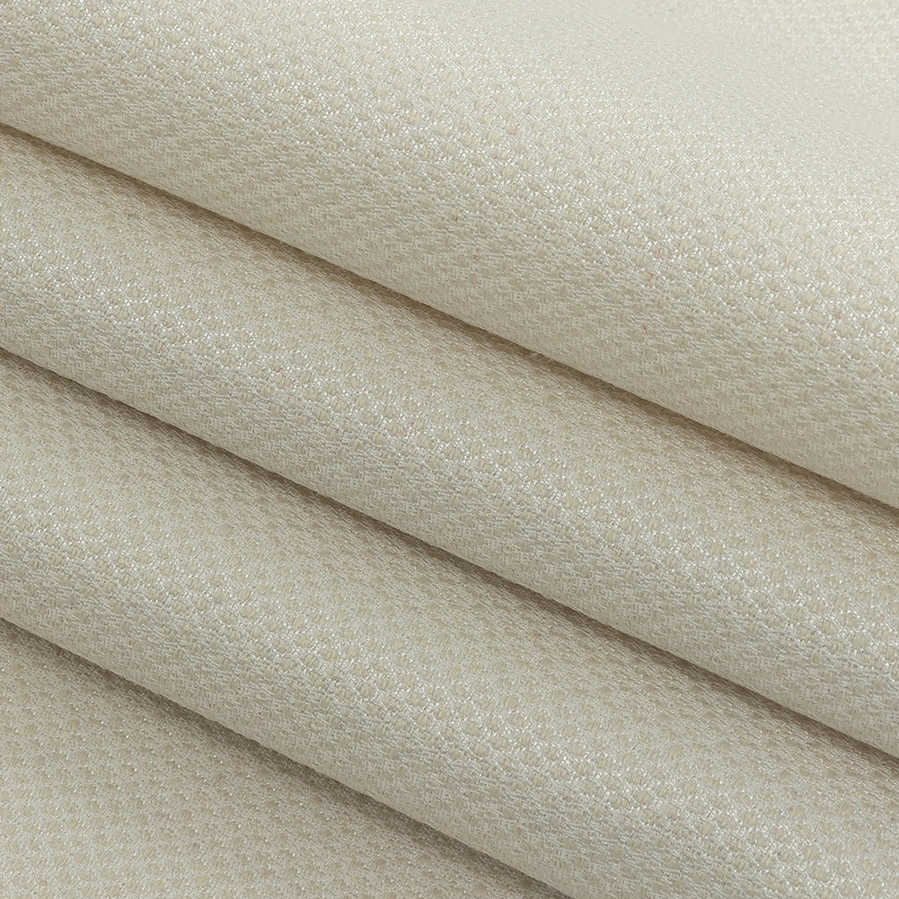Ivory Minute Diamond Blended Polyester Jacquard Folded Ivory Minute Diamond Blended Polyester Jacquard Folded