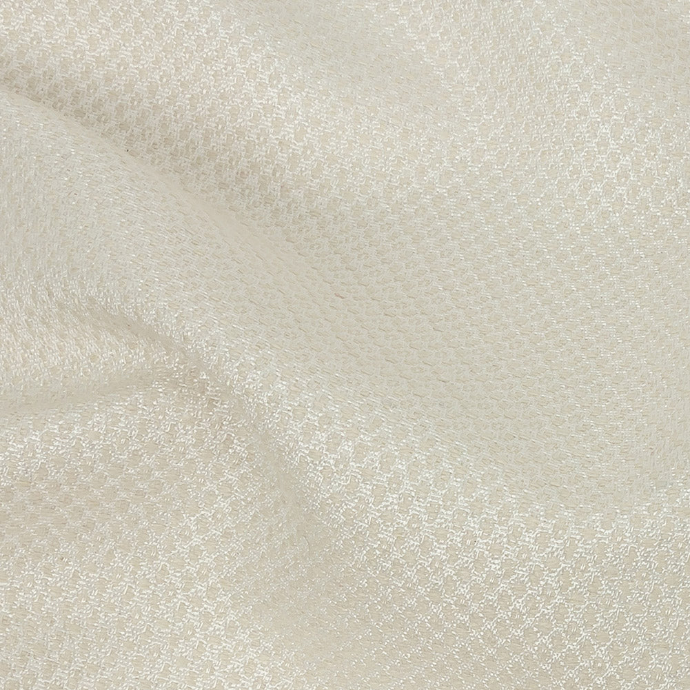 Ivory Minute Diamond Blended Polyester Jacquard Detail Ivory Minute Diamond Blended Polyester Jacquard Detail