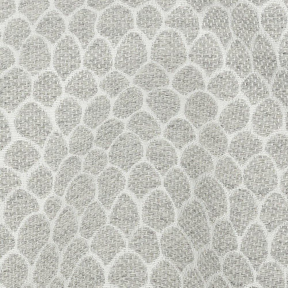 Silver Scaled Blended Polyester Jacquard Detail Silver Scaled Blended Polyester Jacquard Detail