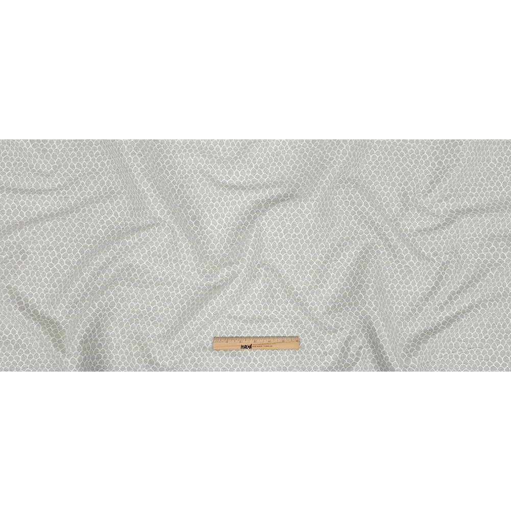 Silver Scaled Blended Polyester Jacquard Full Silver Scaled Blended Polyester Jacquard Full