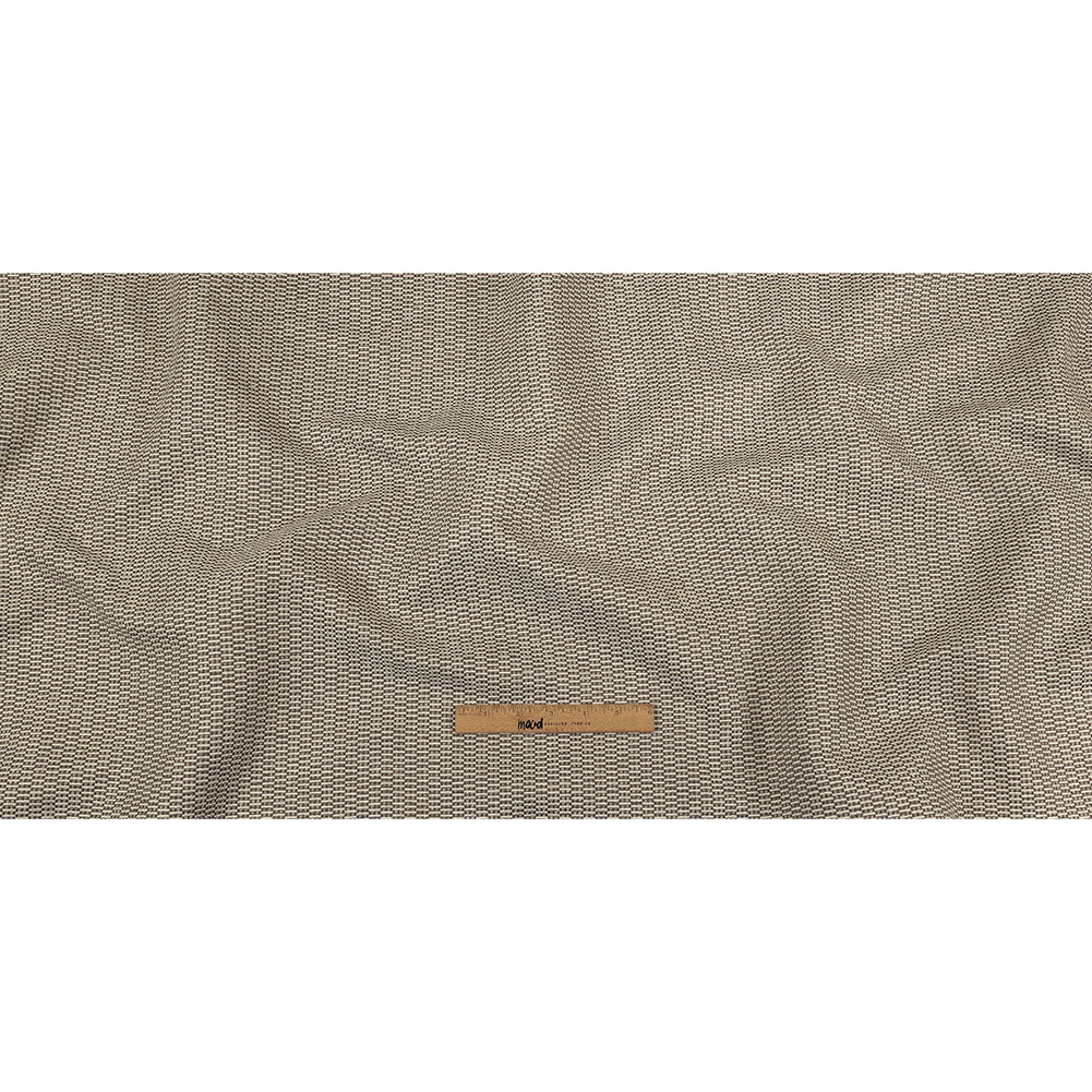 Brown and Gray Rectangles Polyester Jacquard - Full Brown and Gray Rectangles Polyester Jacquard - Full