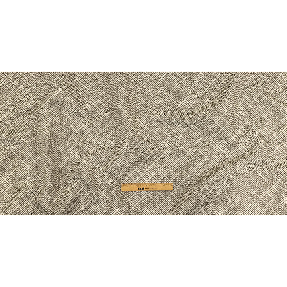 Dusty Brown and White Diamonds Upholstery Tweed - Full Dusty Brown and White Diamonds Upholstery Tweed - Full
