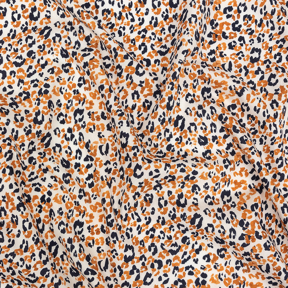 Mood Exclusive Orange Magnificent Motley Cotton Poplin Mood Exclusive Orange Magnificent Motley Cotton Poplin