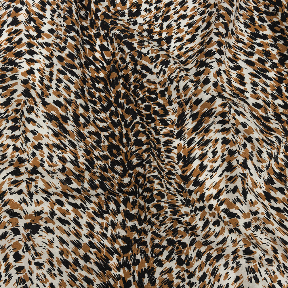 Mood Exclusive Tan Fanciful Furs Cotton Poplin Mood Exclusive Tan Fanciful Furs Cotton Poplin
