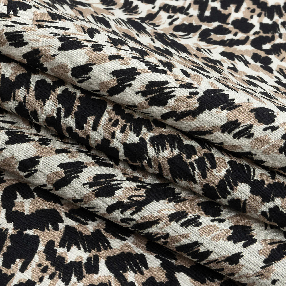 Mood Exclusive Beige Fanciful Furs Cotton Poplin - Folded Mood Exclusive Beige Fanciful Furs Cotton Poplin - Folded