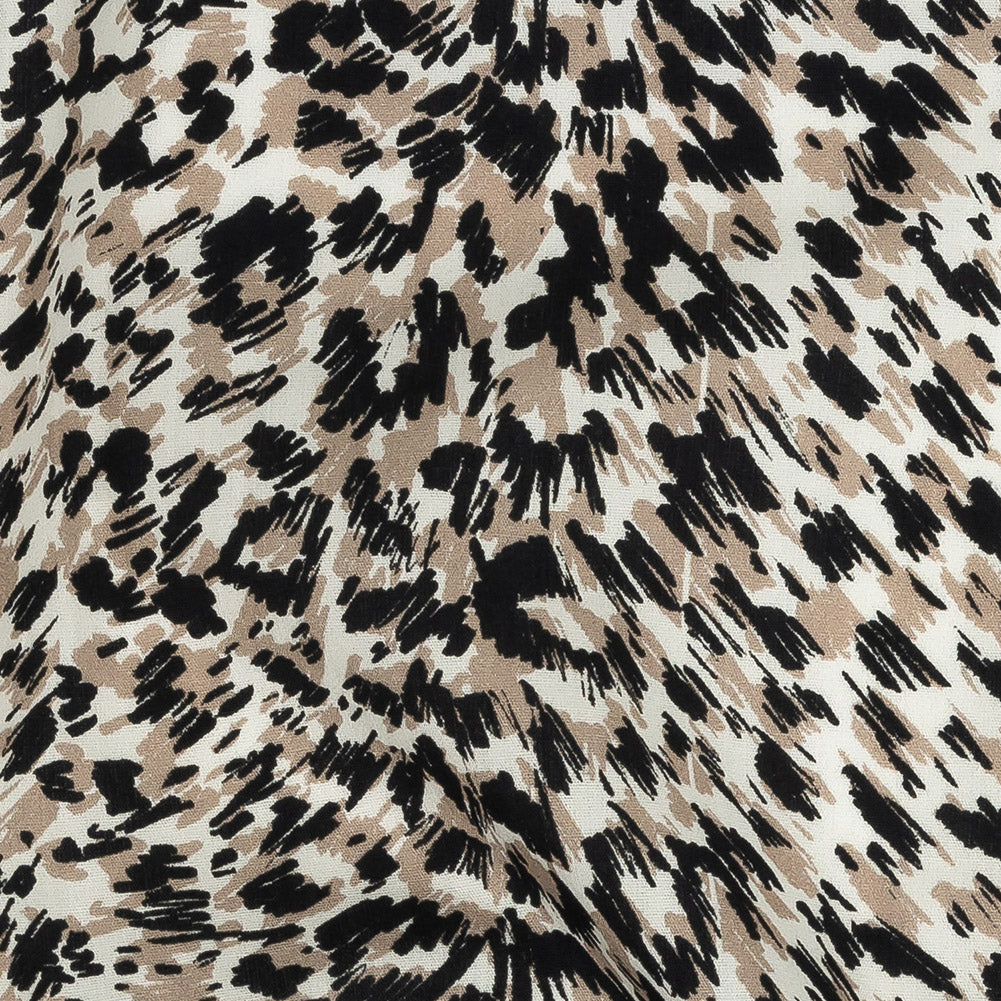 Mood Exclusive Beige Fanciful Furs Cotton Poplin - Detail Mood Exclusive Beige Fanciful Furs Cotton Poplin - Detail