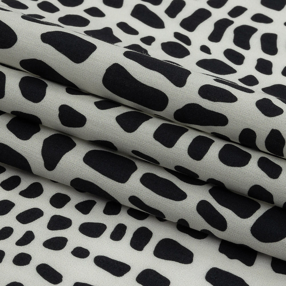 Mood Exclusive Black Got Spots Cotton Poplin - Folded Mood Exclusive Black Got Spots Cotton Poplin - Folded