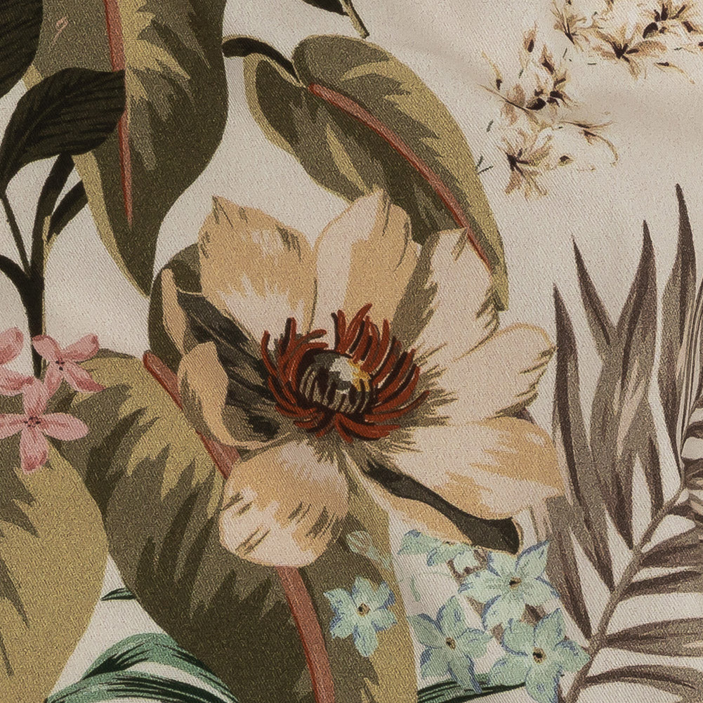 Mood Exclusive Pale Beige Floral Frenzy Stretch Cotton Twill Detail Mood Exclusive Pale Beige Floral Frenzy Stretch Cotton Twill Detail