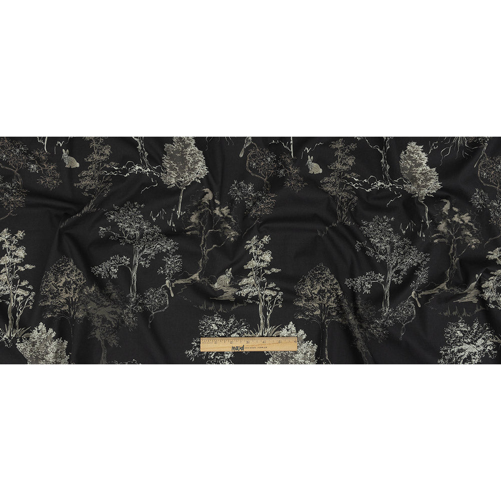 Mood Exclusive Smoke Old Growth Stretch Cotton Poplin - Full Mood Exclusive Smoke Old Growth Stretch Cotton Poplin - Full