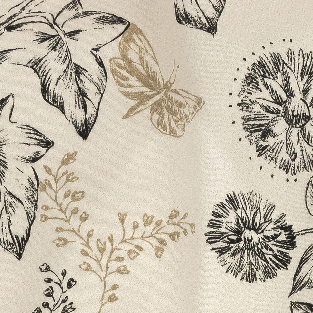Mood Exclusive Pale Beige Curious Consideration Stretch Cotton Sateen - Detail Mood Exclusive Pale Beige Curious Consideration Stretch Cotton Sateen - Detail