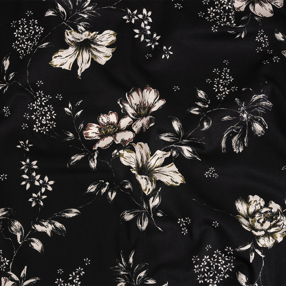 Mood Exclusive Night Blooming Stretch Cotton Sateen Mood Exclusive Night Blooming Stretch Cotton Sateen