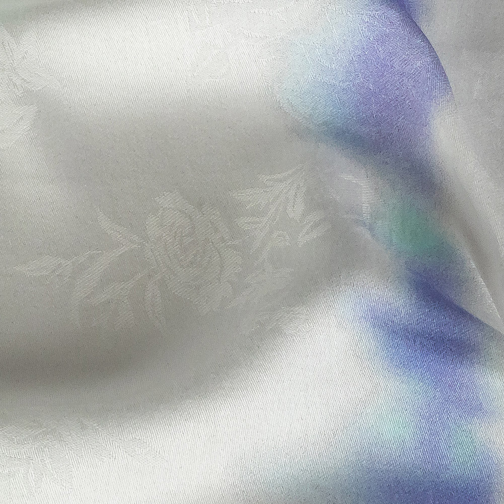 Mood Exclusive Green Cloud Writing Flowery Viscose Jacquard - Detail Mood Exclusive Green Cloud Writing Flowery Viscose Jacquard - Detail