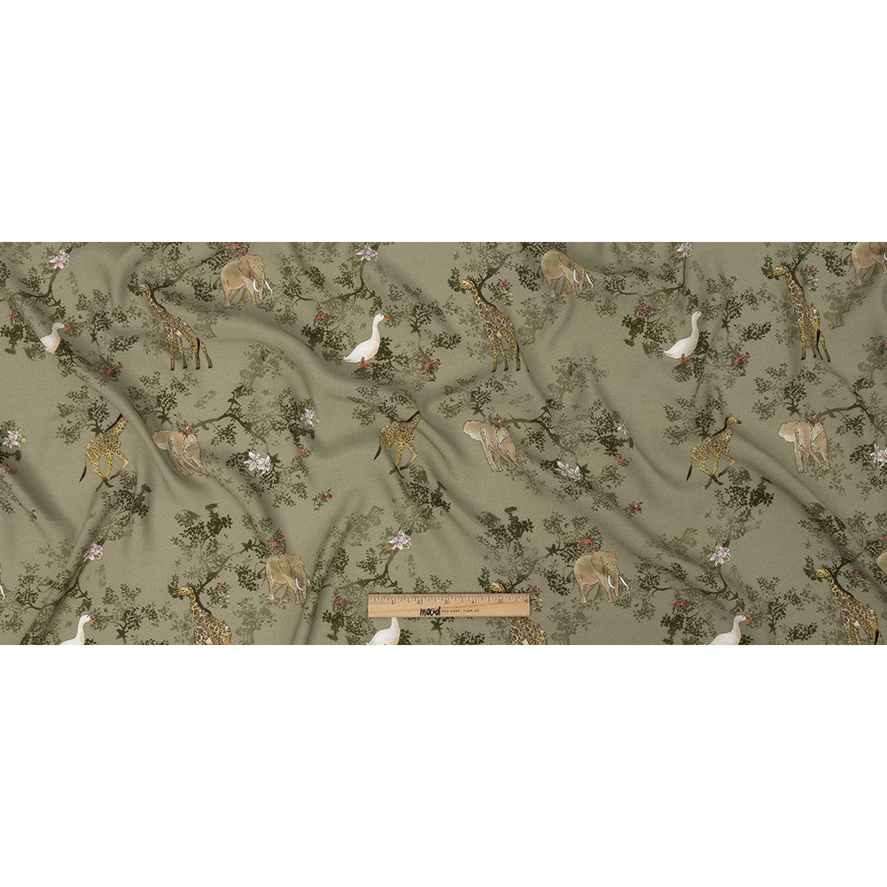 Mood Exclusive Pale Green Serene Safari Sustainable Viscose Woven - Full Mood Exclusive Pale Green Serene Safari Sustainable Viscose Woven - Full