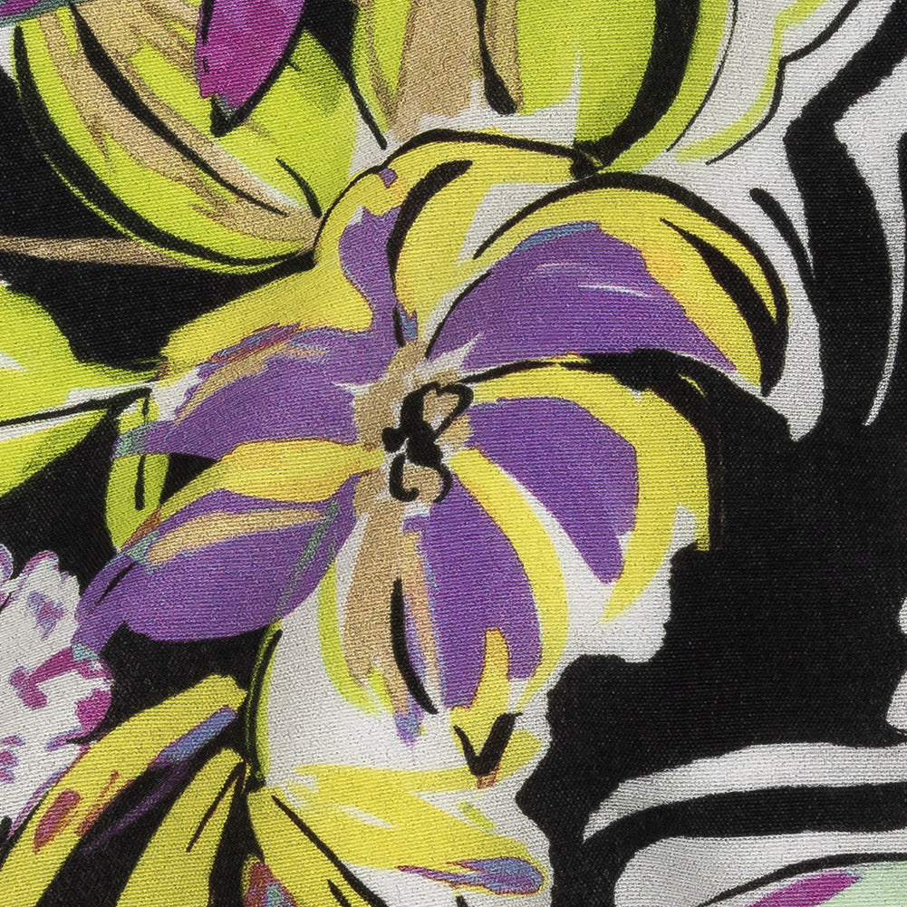 Mood Exclusive Black Greenhouse Gala Sustainable Viscose Woven - Detail Mood Exclusive Black Greenhouse Gala Sustainable Viscose Woven - Detail