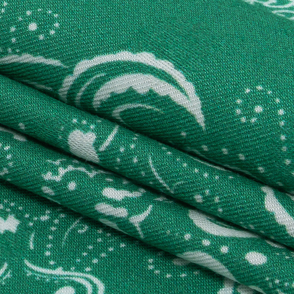 Polka Dotted Viscose Jacquard Panel - Green Floral Bandana - Mood Exclusive Dauntless Disguise Folded Polka Dotted Viscose Jacquard Panel - Green Floral Bandana - Mood Exclusive Dauntless Disguise Folded