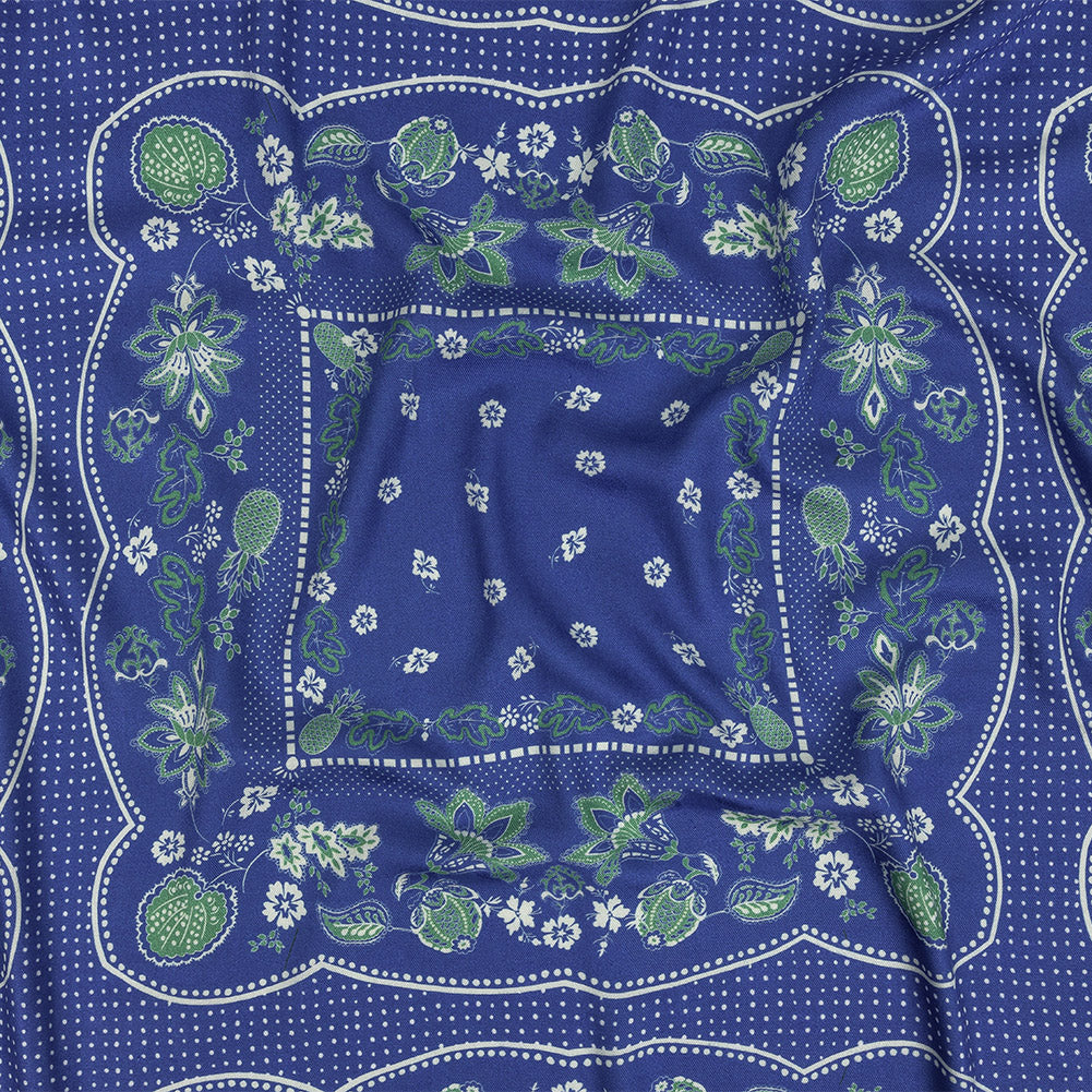 Mood Exclusive Blue Inverted Perceptions Polka Dotted Viscose Jacquard Mood Exclusive Blue Inverted Perceptions Polka Dotted Viscose Jacquard