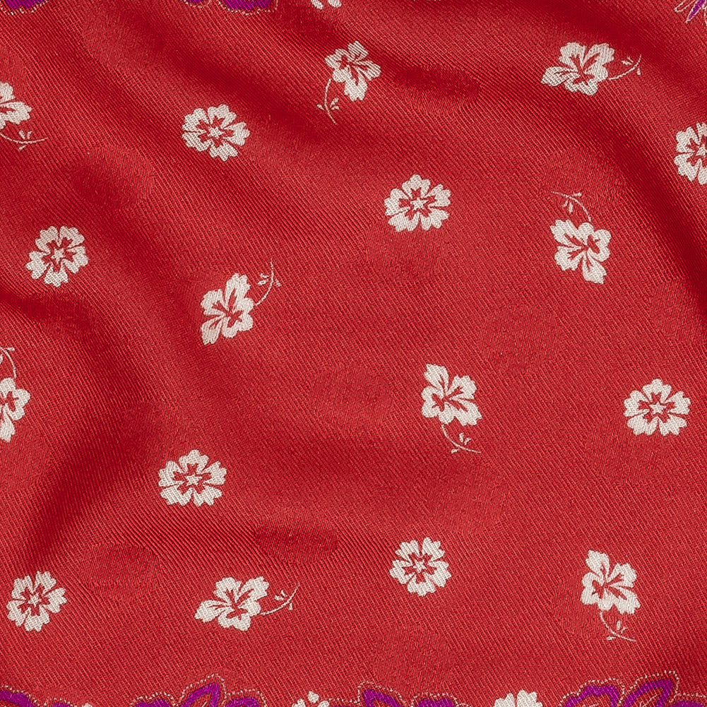 Mood Exclusive Hot Coral Inverted Perceptions Polka Dotted Viscose Jacquard - Detail Mood Exclusive Hot Coral Inverted Perceptions Polka Dotted Viscose Jacquard - Detail