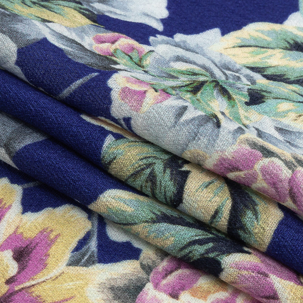 Mood Exclusive Royal Antique Rose Petals Gauzy Viscose Crepe - Folded Mood Exclusive Royal Antique Rose Petals Gauzy Viscose Crepe - Folded