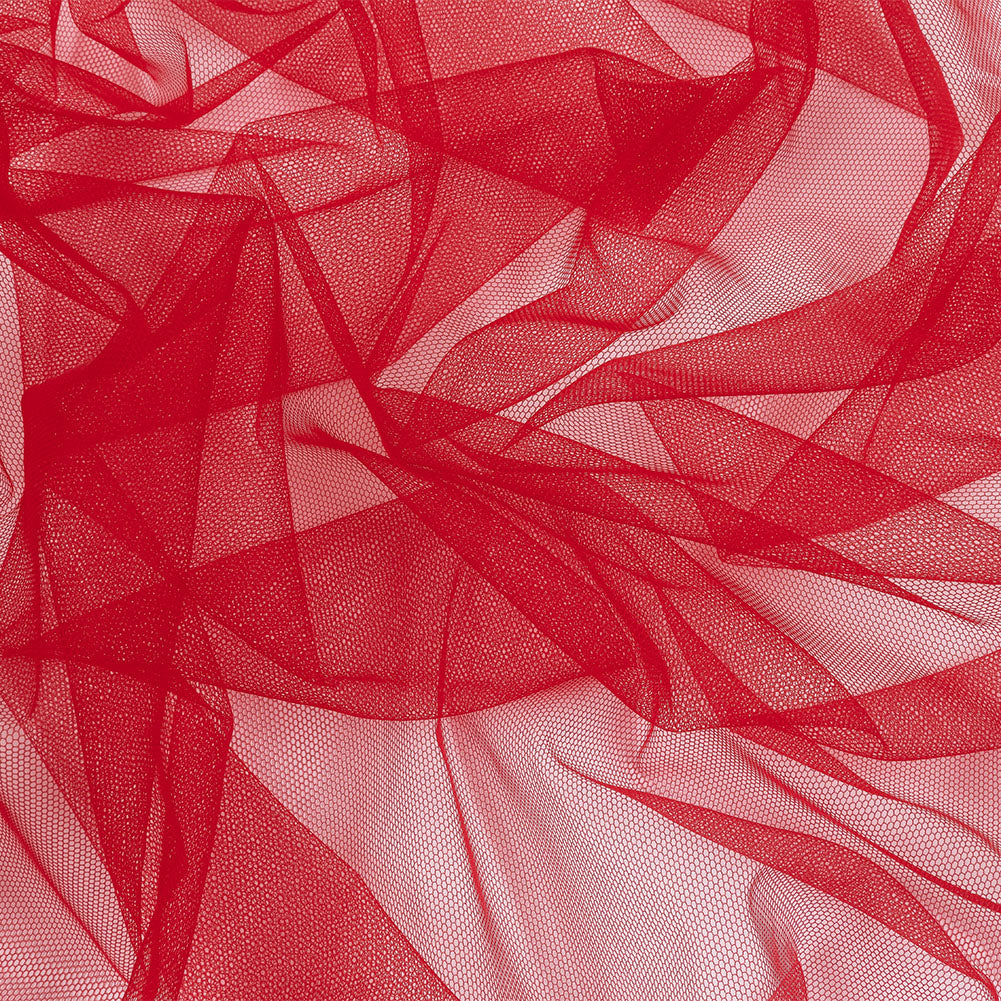 Soft Nylon Tulle - Red - Leonardo Collection Soft Nylon Tulle - Red - Leonardo Collection