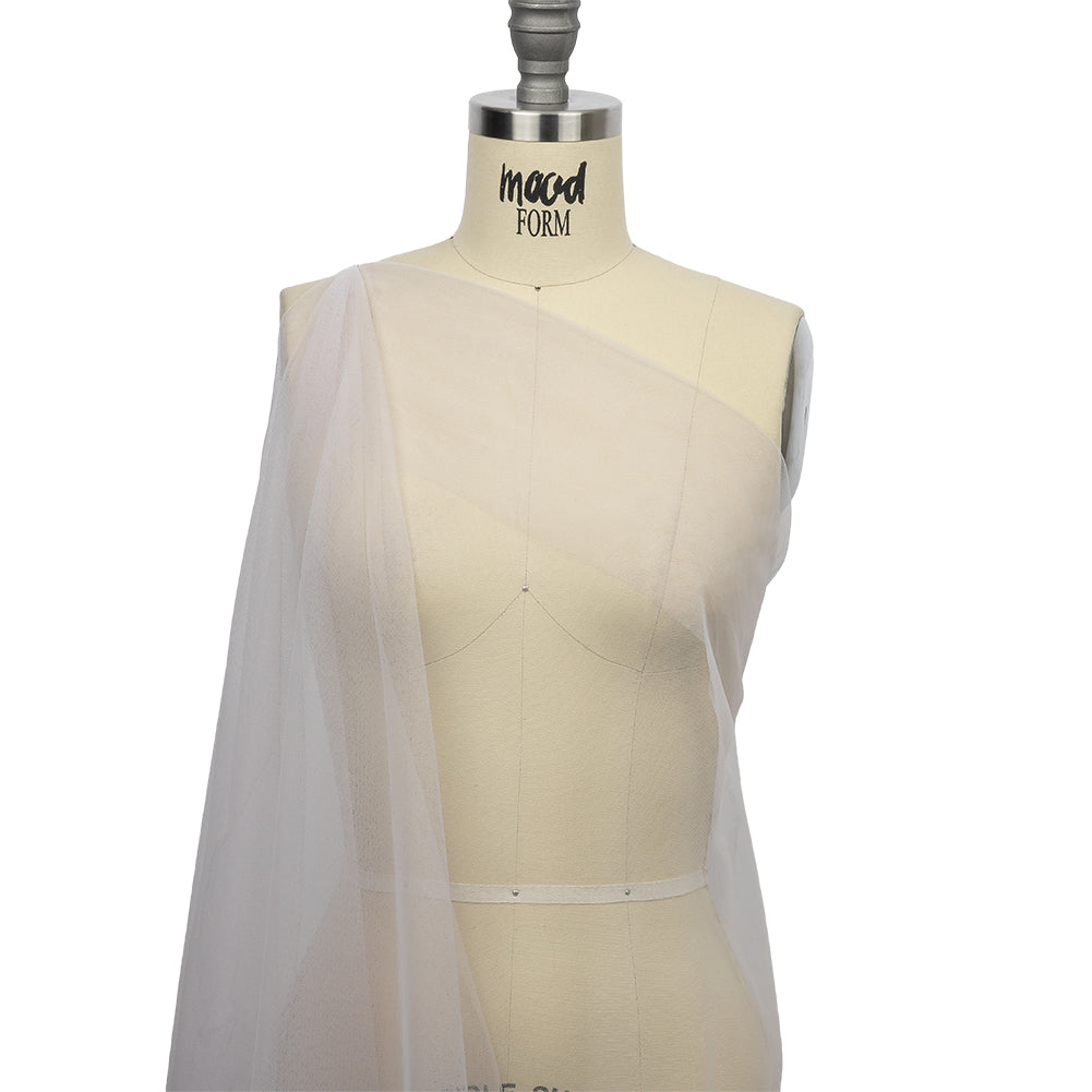 Leonardo Lilac Mist Soft Nylon Tulle - Detail Leonardo Lilac Mist Soft Nylon Tulle - Detail