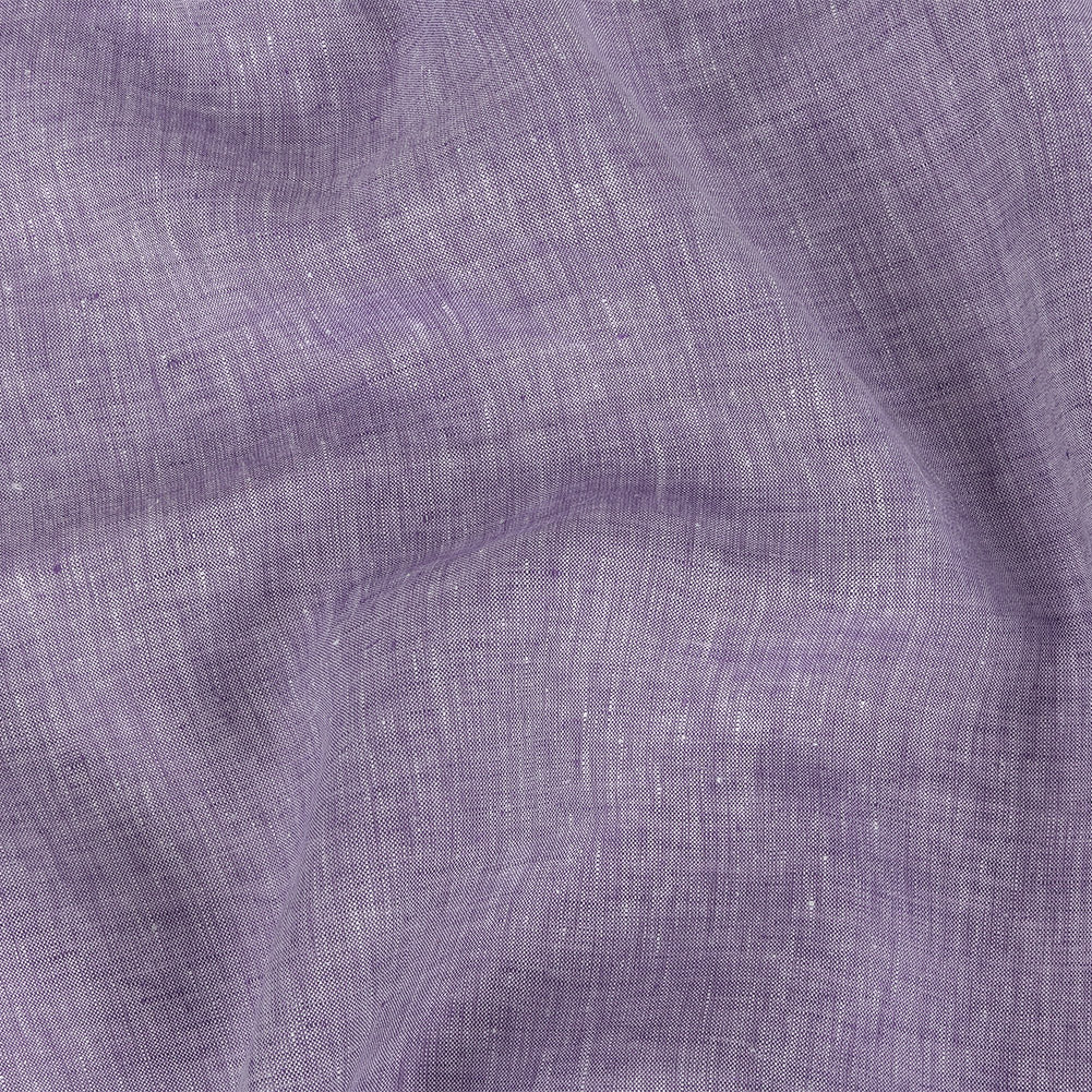 Minerva Heathered Purple Haze Lightweight Linen Chambray Minerva Heathered Purple Haze Lightweight Linen Chambray